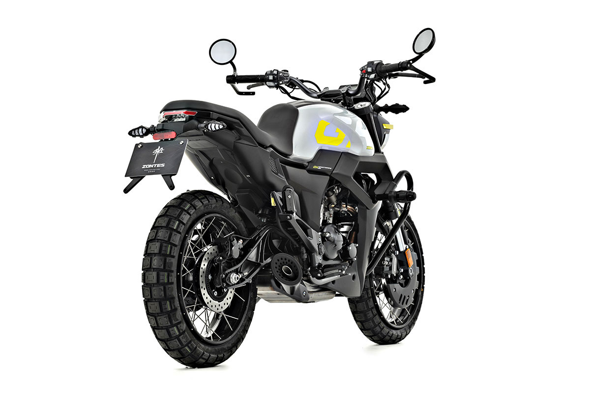Zontes GK125 X plata-amarillo