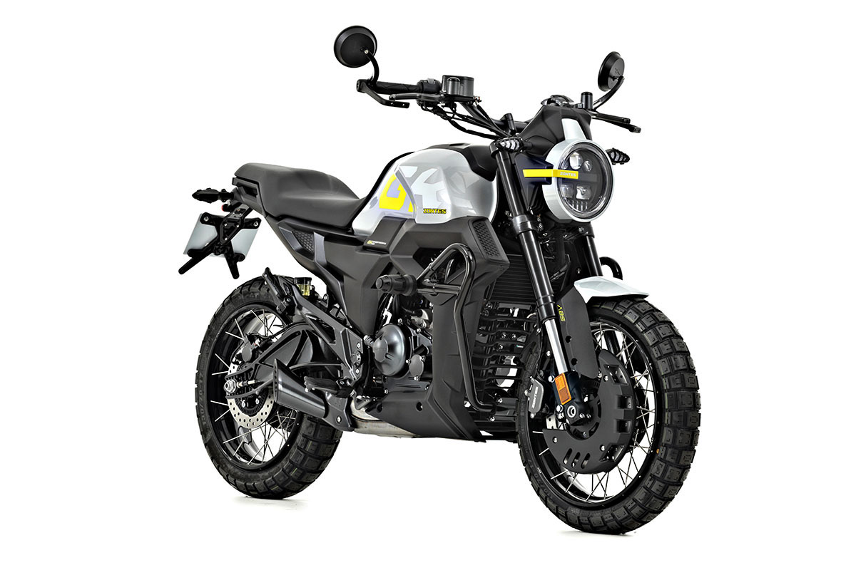 Zontes GK125 X plata-amarillo
