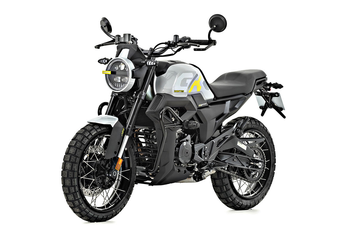 Zontes GK125 X plata-amarillo