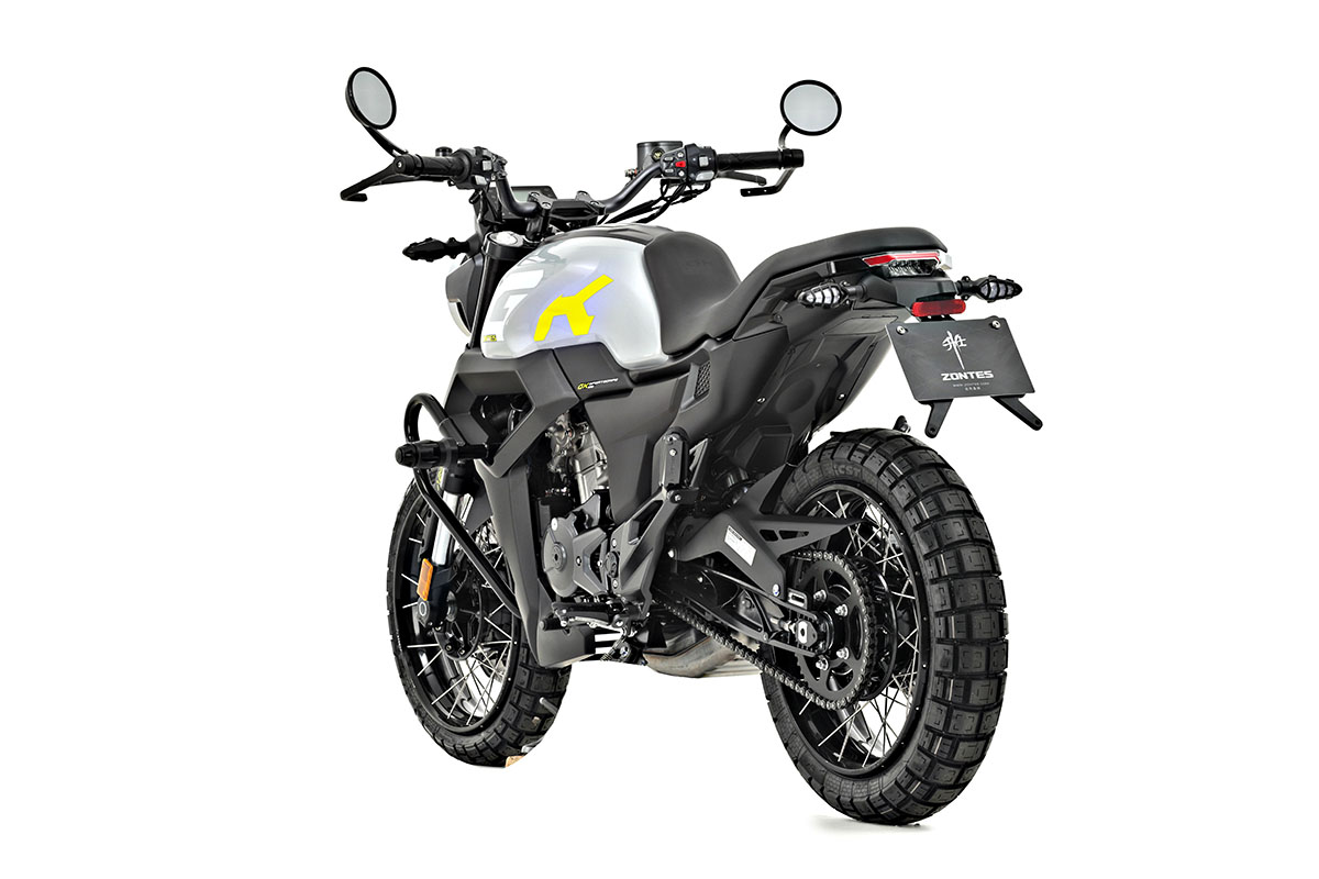 Zontes GK125 X plata-amarillo