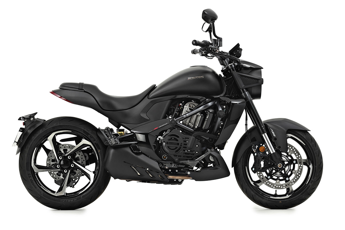 Zontes 350S negro mate