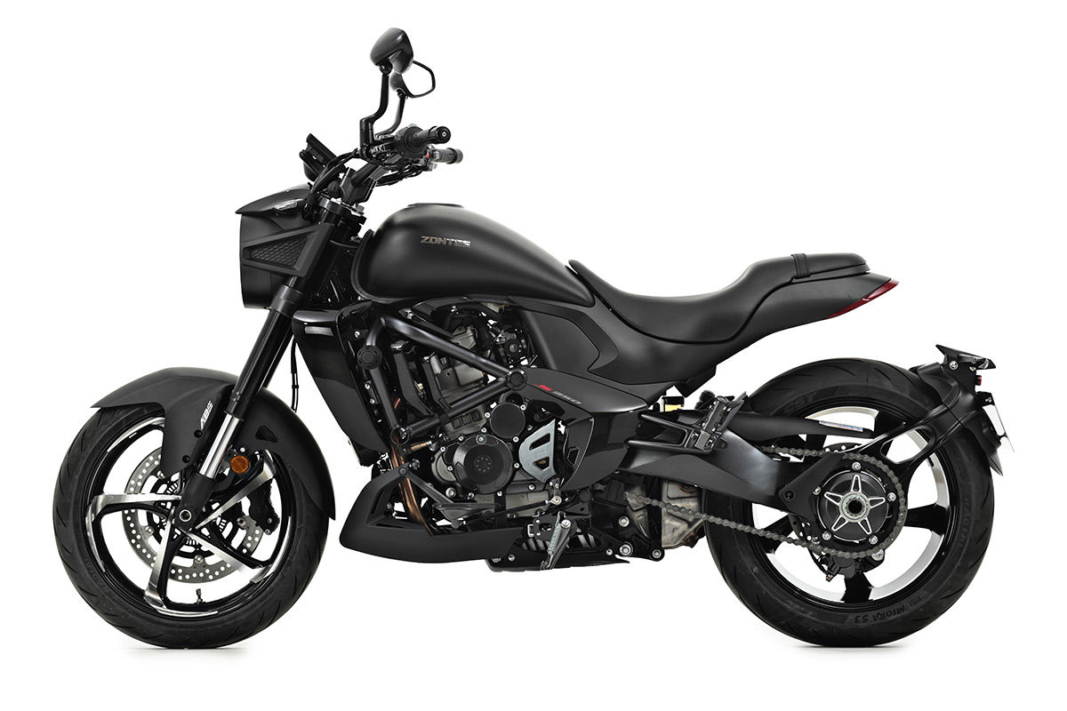 Zontes 350S negro mate