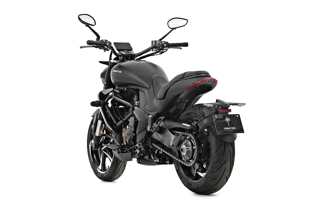 Zontes 350S negro mate